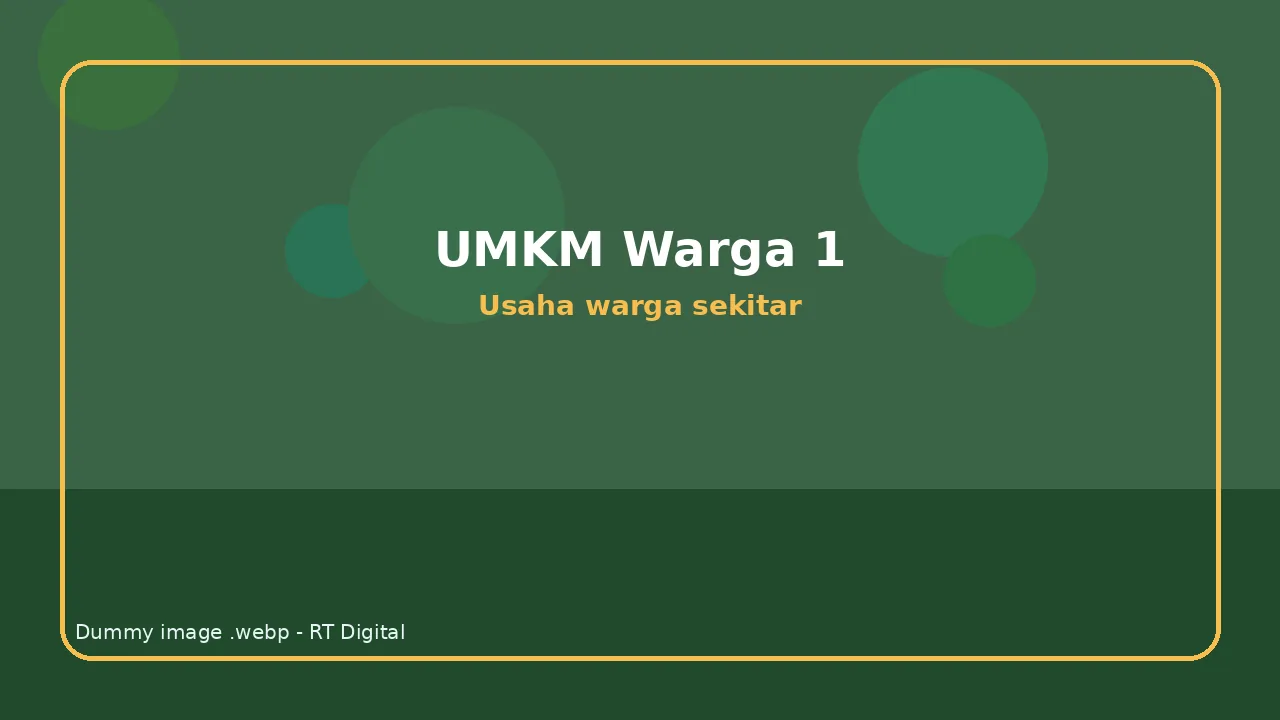 UMKM Warga 18