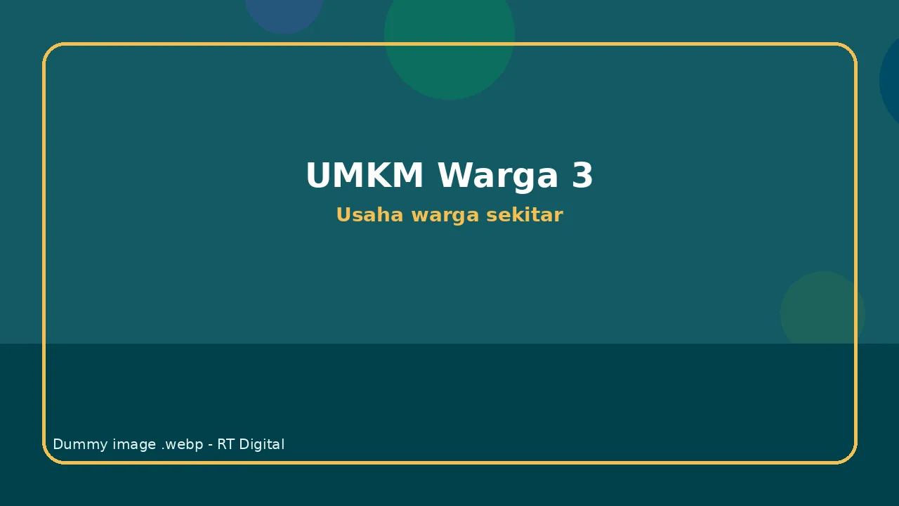 UMKM Warga 20