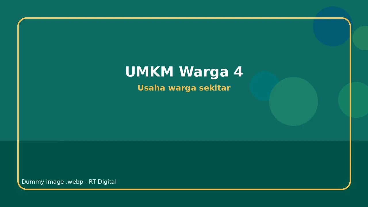 UMKM Warga 15