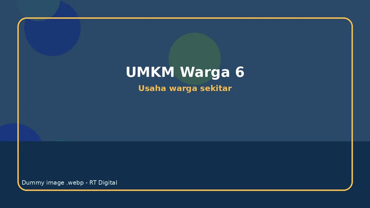 UMKM Warga 17