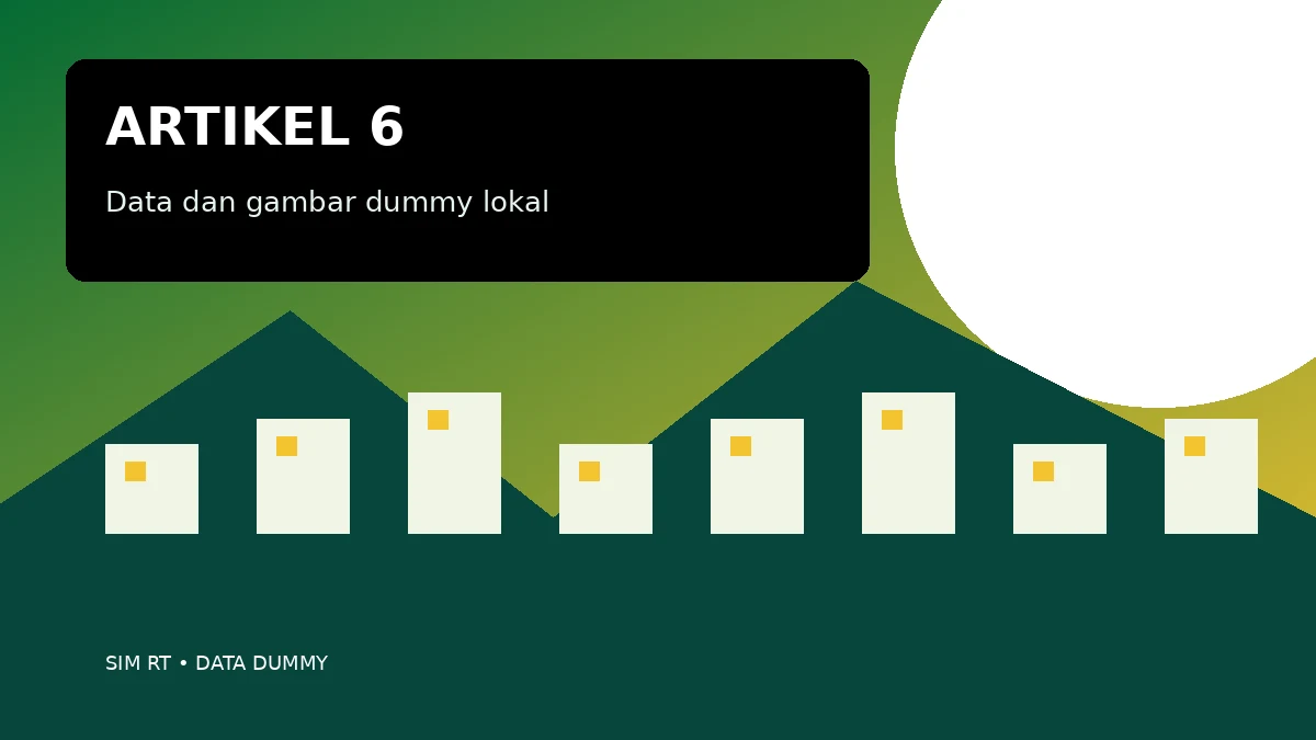 Informasi dan Kegiatan Warga 6