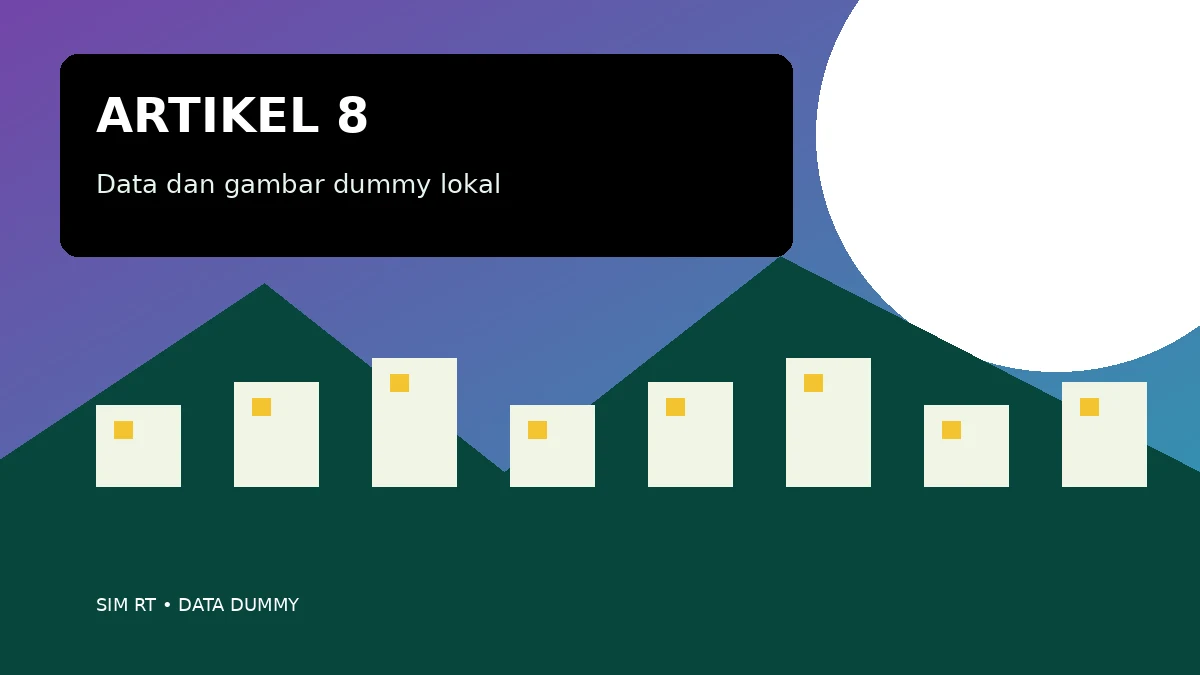 Informasi dan Kegiatan Warga 8