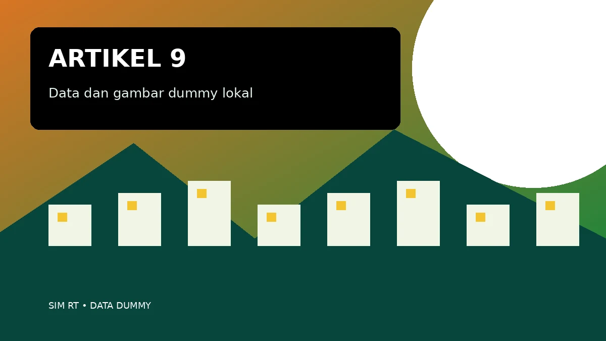Informasi dan Kegiatan Warga 9
